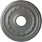 Ekena Millwork Federal Ceiling Medallion (Fits Canopies up to 8 1/2"), 15 3/8"OD x 3 5/8"ID x 1"P, Silver CM15FESLS - alternate 1